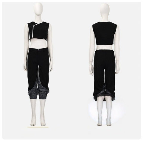 Complete Street Smart Wraith Cosplay Costume Set from Apex Legends Gold Skin Collection - Coscosmos