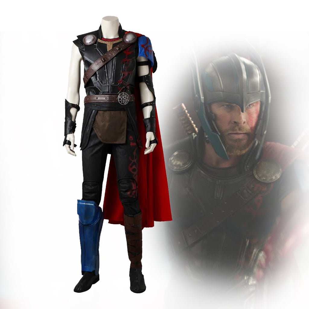 Complete Thor: Love and Thunder Thor Odinson Cosplay Costume Suit Full Set with Mjolnir - Coscosmos