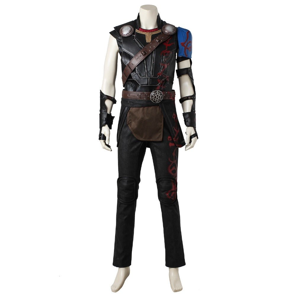 Complete Thor: Love and Thunder Thor Odinson Cosplay Costume Suit Full Set with Mjolnir - Coscosmos