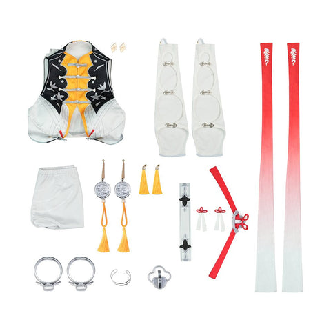 Complete Zenless Zone Zero - Zhu Yuan Character Cosplay Costume Outfit Set - Coscosmos