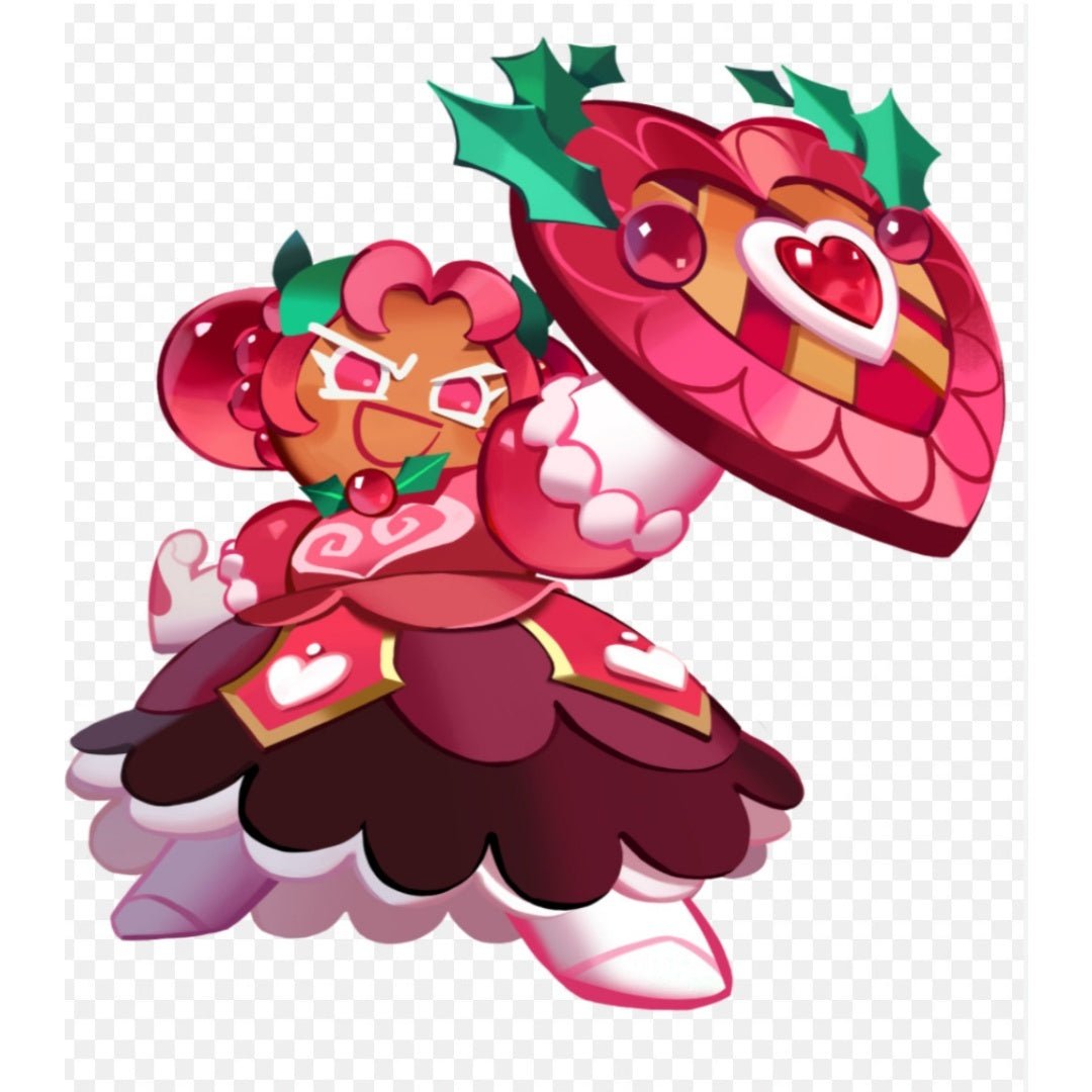 Cookie Run Kingdom Hollyberry Cookie Original & Grand Presence Cosplay Costume - Coscosmos