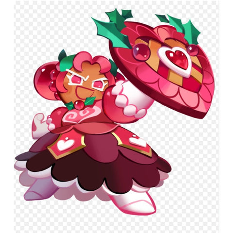 Cookie Run Kingdom Hollyberry Cookie Original & Grand Presence Cosplay Costume - Coscosmos
