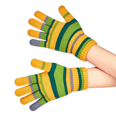 Coraline Striped Gloves Cosplay Costume – Perfect for Halloween & Cosplay Enthusiasts - Coscosmos