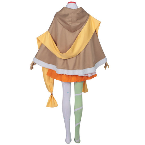 Cosmic Princess Kaguya! Tanuki Off - the - Shoulder Wide Sleeve Cosplay Costume Full Set - Coscosmos