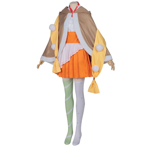 Cosmic Princess Kaguya! Tanuki Off - the - Shoulder Wide Sleeve Cosplay Costume Full Set - Coscosmos