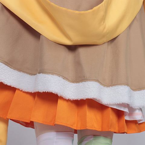 Cosmic Princess Kaguya! Tanuki Off - the - Shoulder Wide Sleeve Cosplay Costume Full Set - Coscosmos