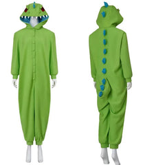 Cozy and Fun Unisex Adult Dinosaur Pajama Onesie - Cartoon Animal Reptile Cosplay Sleepwear for All Ages - Coscosmos