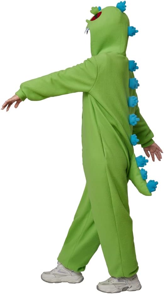 Cozy and Fun Unisex Adult Dinosaur Pajama Onesie - Cartoon Animal Reptile Cosplay Sleepwear for All Ages - Coscosmos