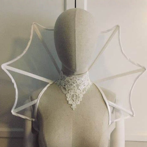 Cross - Border New Halloween Lace Cape Costume Prop - Coscosmos