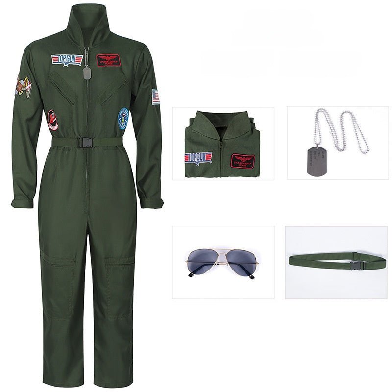 Cross - border Pilot Performance Costume for Halloween - Coscosmos