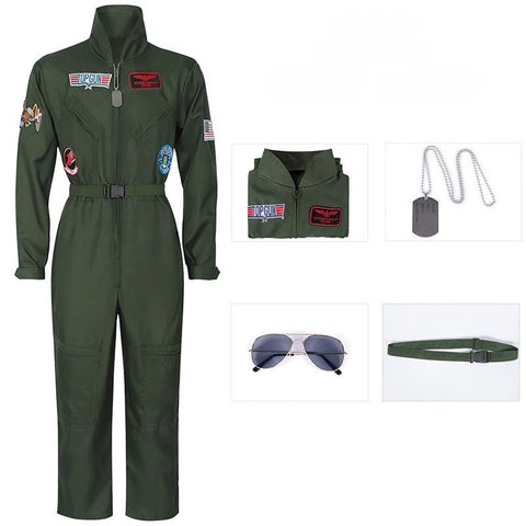 Cross - border Pilot Performance Costume for Halloween - Coscosmos