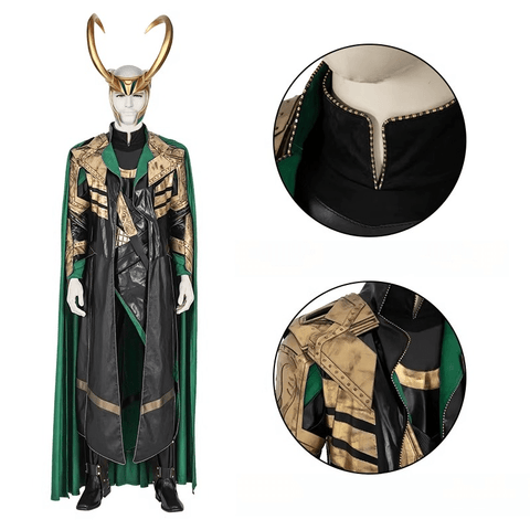 Custom Loki Season 1 TVA Variant Full Armor Upgrade Cosplay Costume Set – Tailor - Made for Authentic Look - Coscosmos