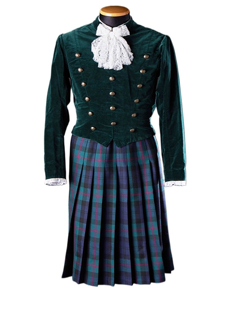 Custom - Made Medieval Scottish Highland Kilt Costume - Georgian Era Daily Suit for Men | Victorian Cosplay - Coscosmos