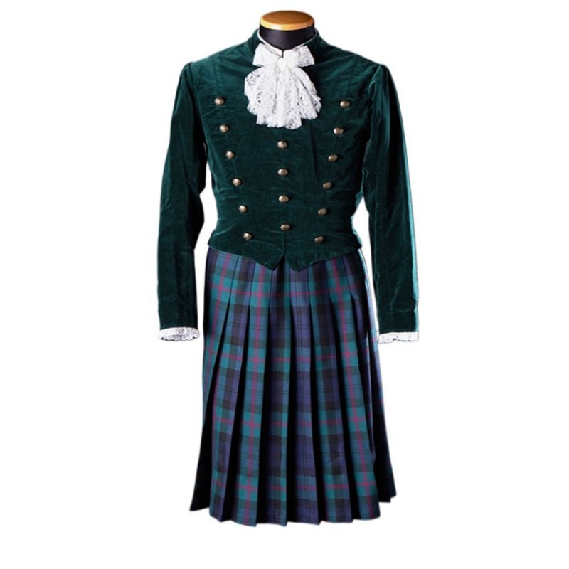 Custom - Made Medieval Scottish Highland Kilt Costume - Georgian Era Daily Suit for Men | Victorian Cosplay - Coscosmos