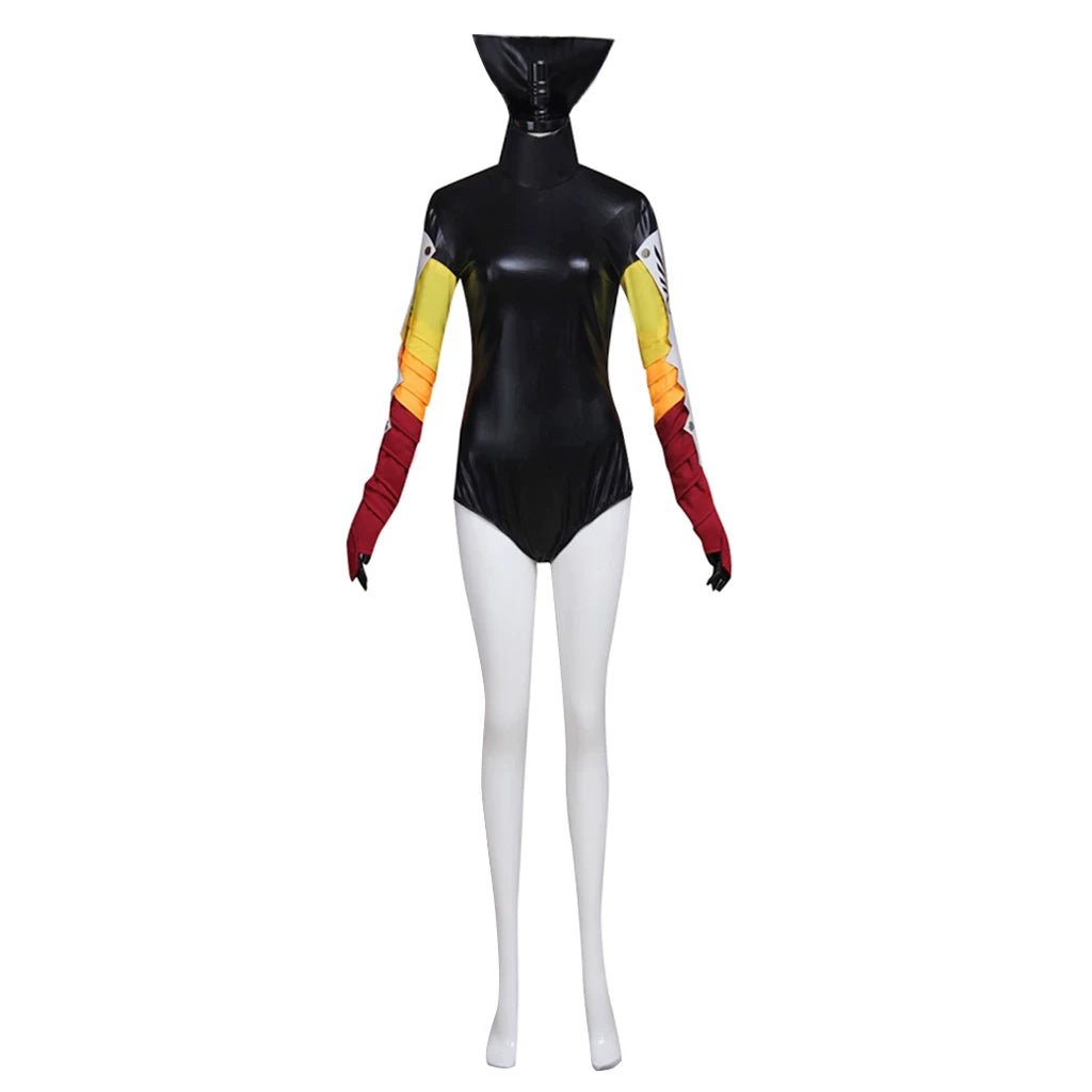 Custom Mercy Cosplay Costume from Overwatch – Female Hero Halloween Outfit Full Set - Coscosmos