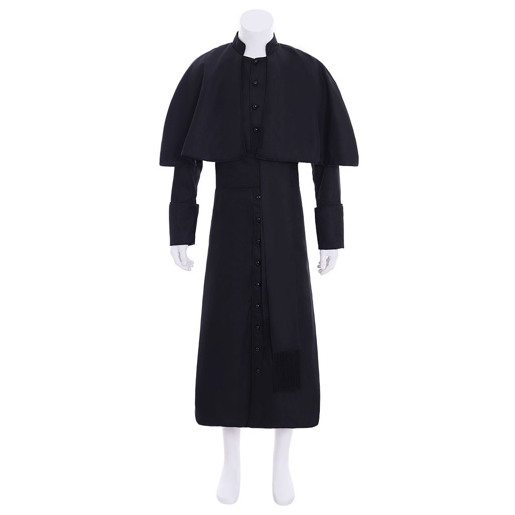 Custom Roman Clergyman Soutane Cassock Cosplay Costume - Medieval Clergy Robe | Coscomos - Coscosmos