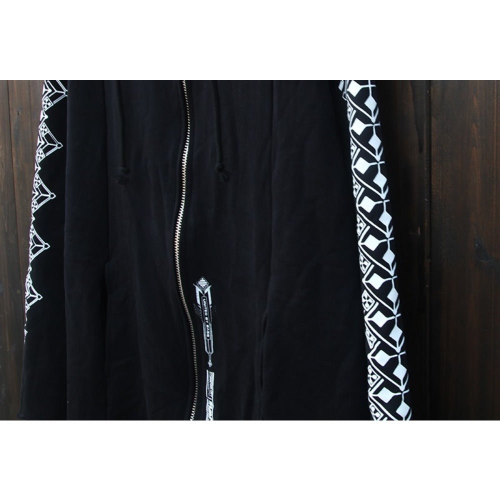 Cyberpunk Functional Men's Asymmetrical Hooded Cloak Coat - Coscosmos