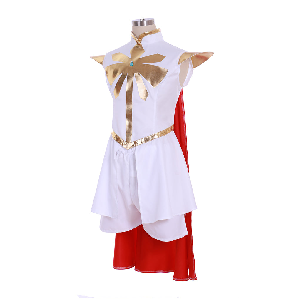 She-Ra and the Princesses of Power White Uniform Cosplay Costume for Women