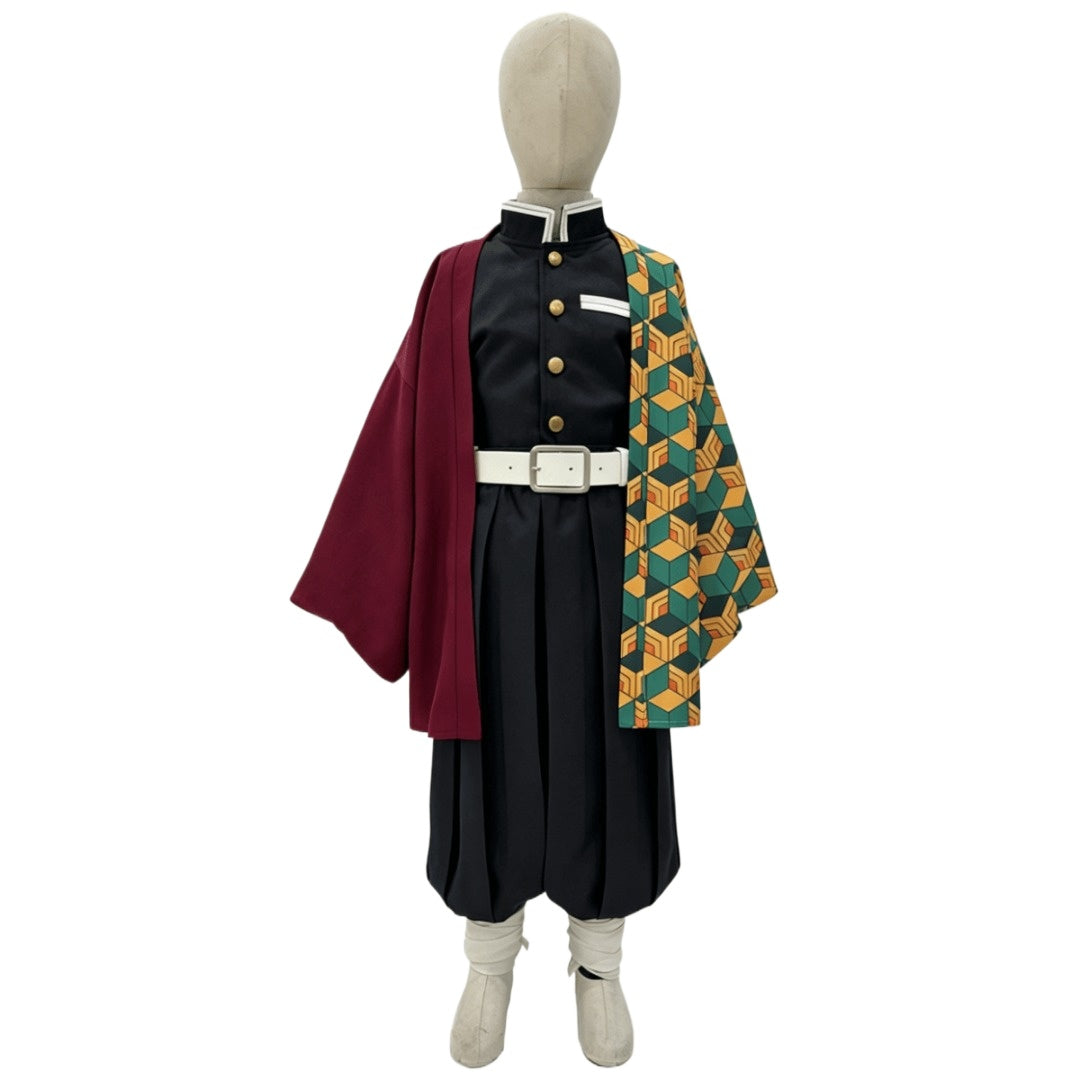 Demon Slayer Tomioka Giyuu Kids Cosplay Costume