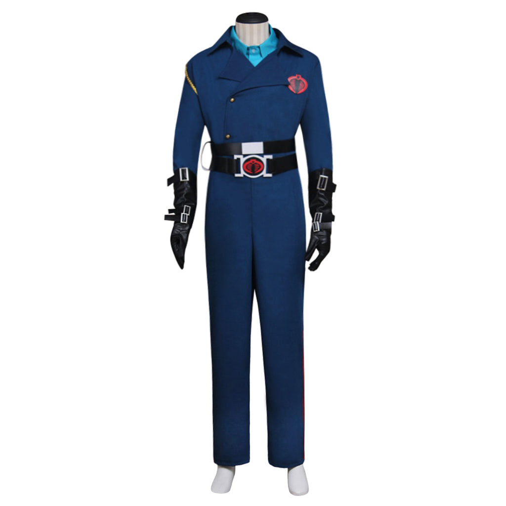 Cobra Commander Cosplay Costume with Cloak