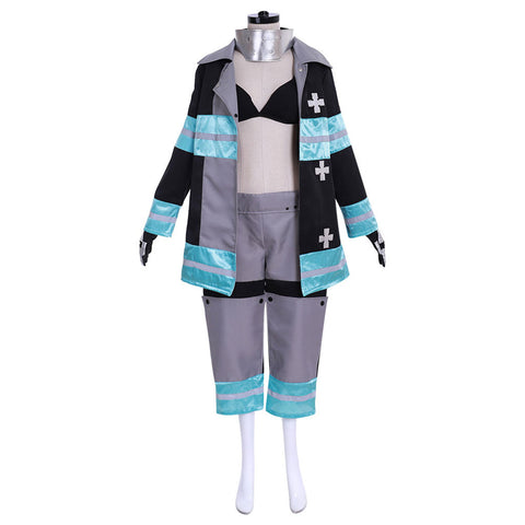 Fire Force Enen no Shouboutai Kotatsu Tamaki Battle Suit Cosplay Costume