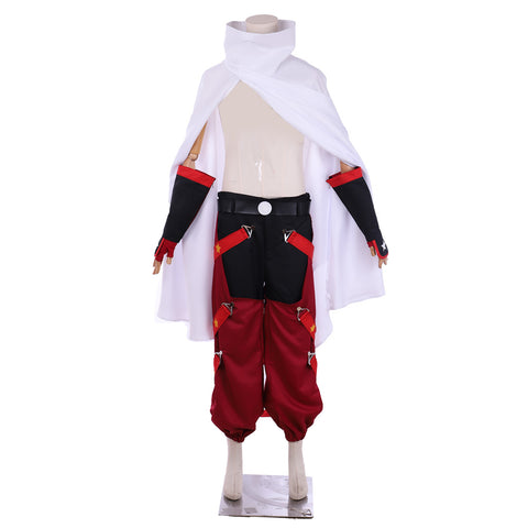 Shaman King The Super Star Yoh Asakura Cosplay Costume Outfits With Cloak