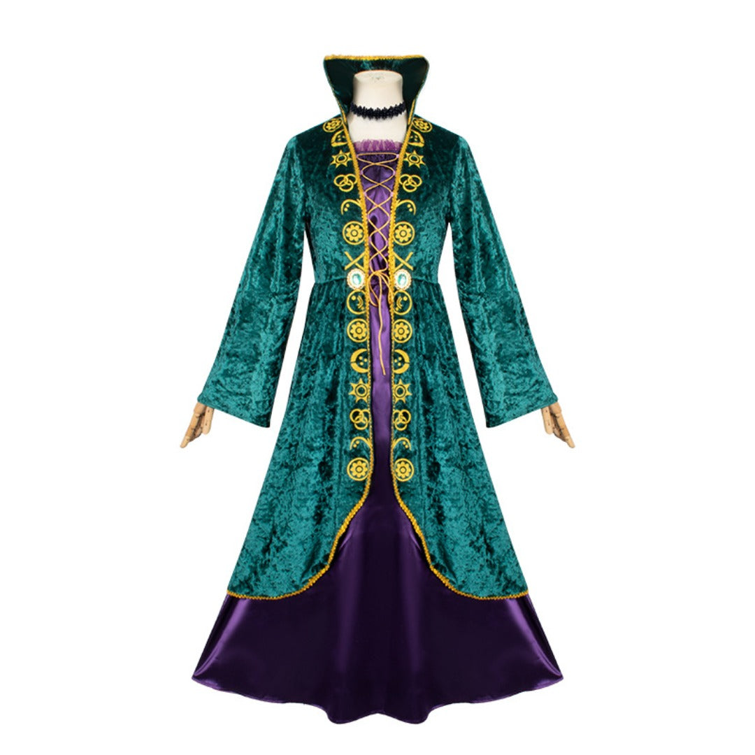 Hocus Pocus Winifred Sanderson Cosplay Costume In Stock