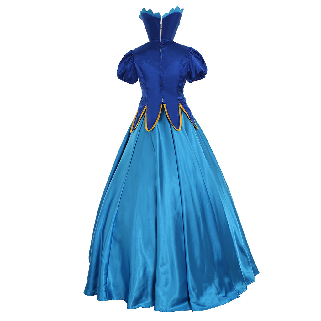 Fairy Tail Juvia Lockser Cosplay Costume - Blue Lolita Party Dress