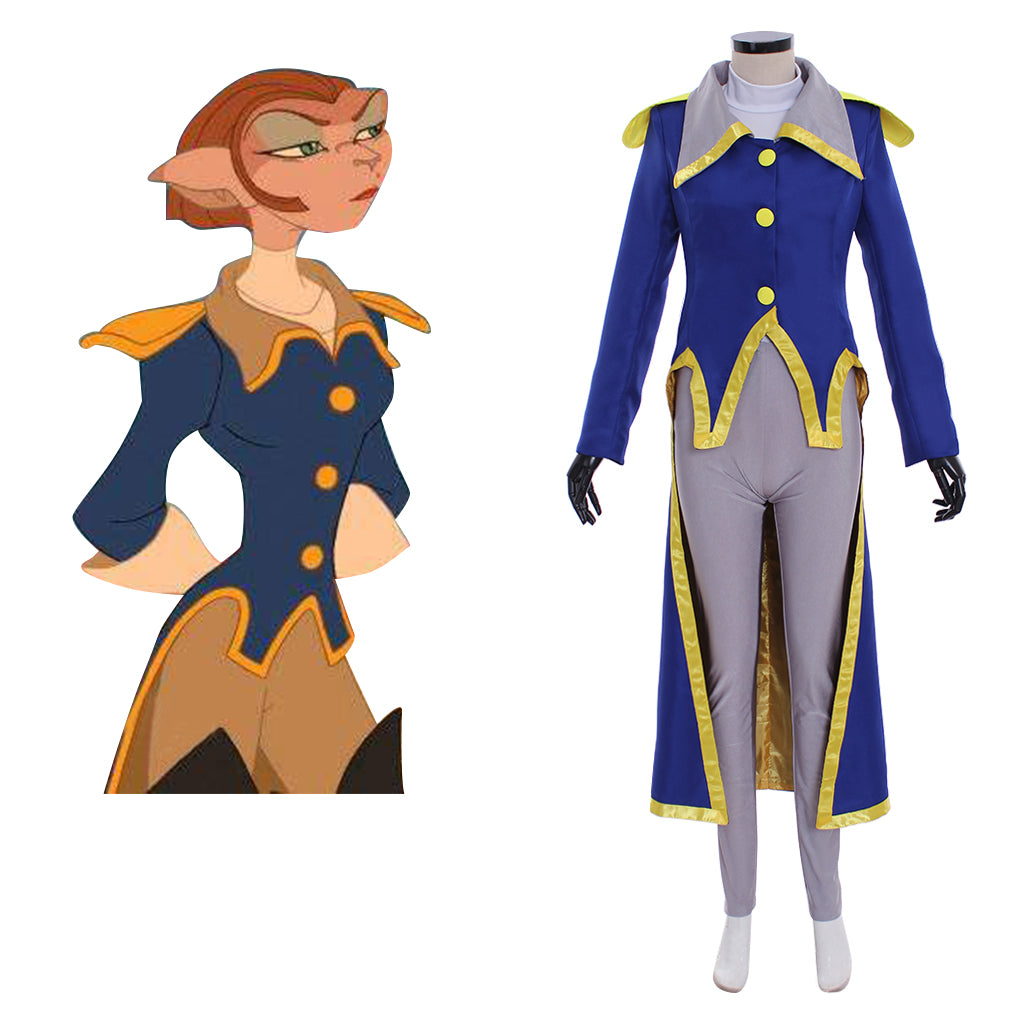 Captain Amelia Cosplay Costume | Treasure Planet Anime