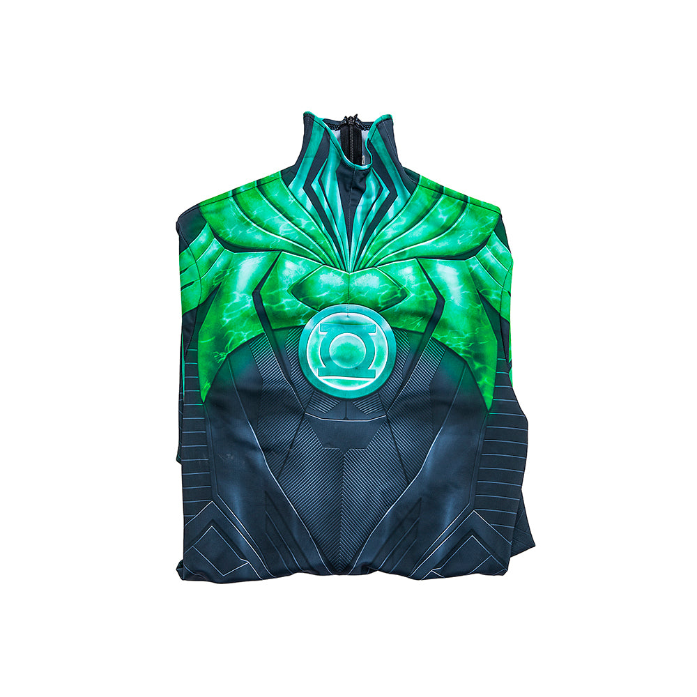 Game Suicide Squad Kill the Justice League Green Lantern Cosplay Bodysuit - Halloween Costume