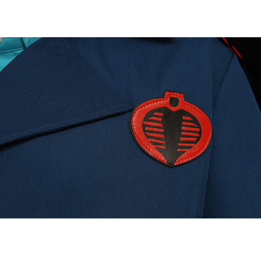 Cobra Commander Cosplay Costume with Cloak