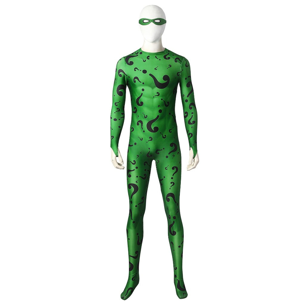 Batman Forever Riddler Costume for Men, Green Suit