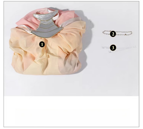 Star Wars Episode II Attack of the Clones Padmé Amidala Cosplay Costume Movie Full Set Outfit