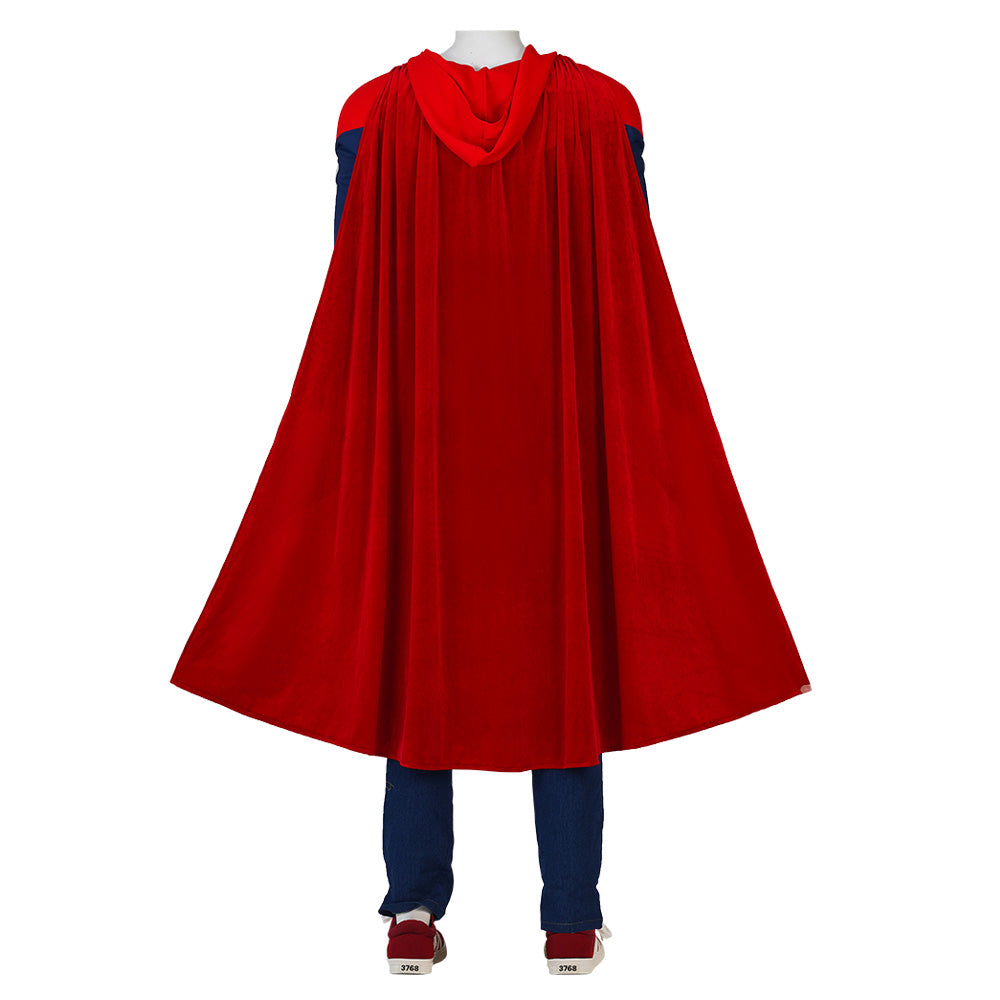 2022 Batman and Superman: Battle of the Super Sons Jon Kent Cosplay Costume Halloween Superboy Suit