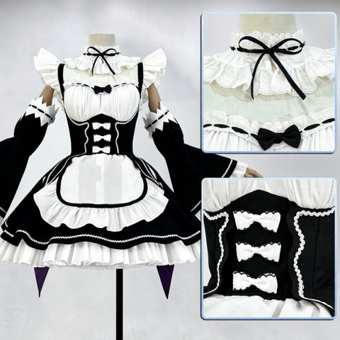 Re:Zero − Starting Life in Another World Rem Maid Cosplay Costume