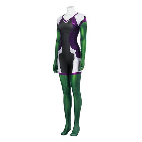 She-Hulk: Attorney at Law Cosplay Jumpsuit – Superhero Jennifer Walters Costume for Halloween & Events