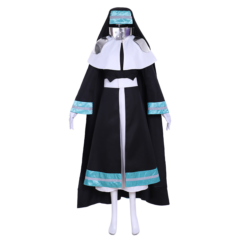 Fire Force Iris Nun Cosplay Costume