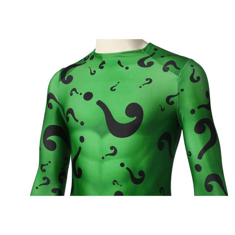 Batman Forever Riddler Costume for Men, Green Suit