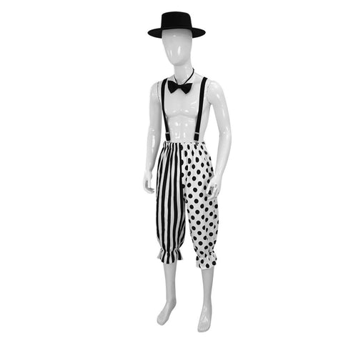 Mime Circus Clown Cosplay Costume