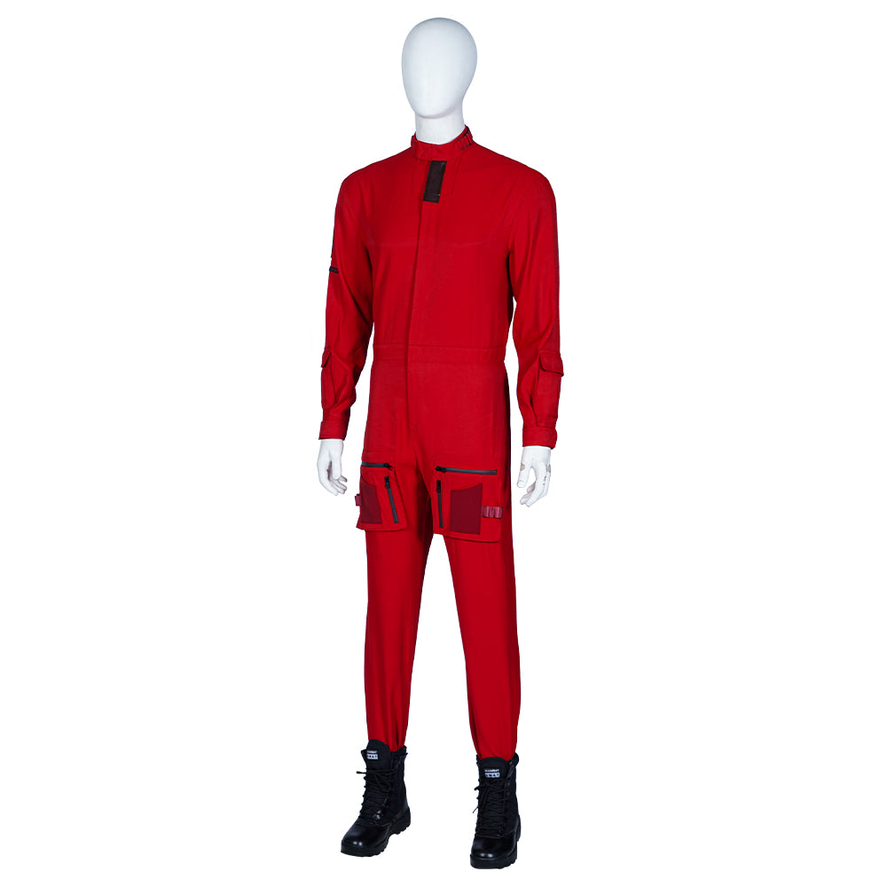 Guardians of the Galaxy 3 Peter Quill Red Jumpsuit - Official Star-Lord Cosplay Costume