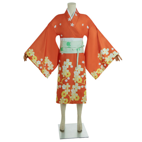 Hiyoko Saionji Cosplay Women Japanese Kimono Danganronpa Cosplay Costume