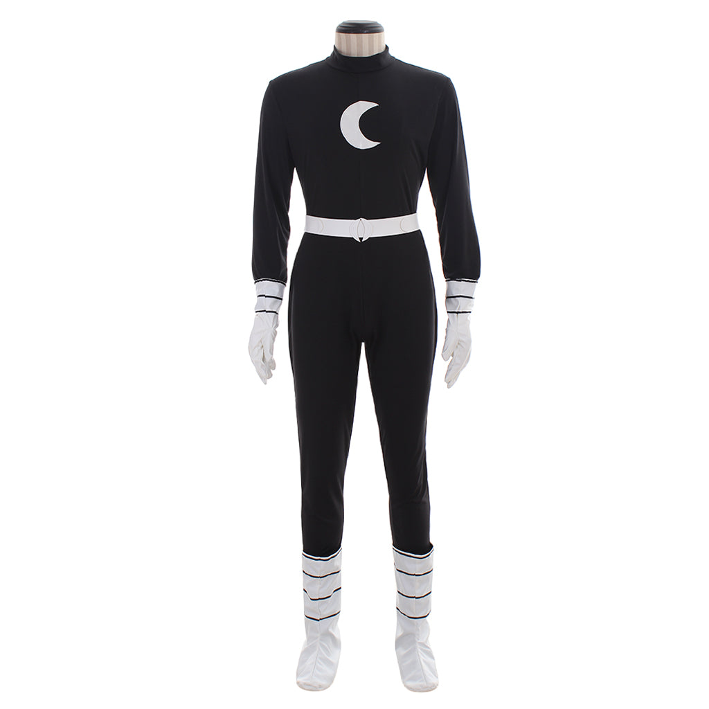 Moon Knight Black Version Cosplay Costume (Includes Boots Covers)