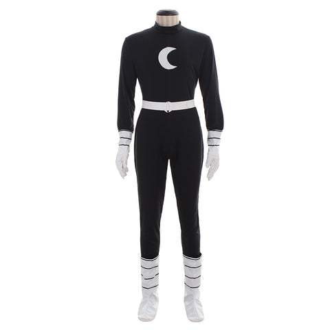 Moon Knight Black Version Cosplay Costume (Includes Boots Covers)