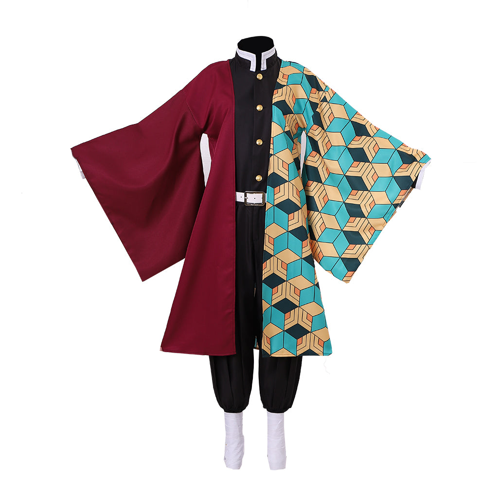 Demon Slayer Giyuu Cosplay Kimono Robe Uniform Outfit