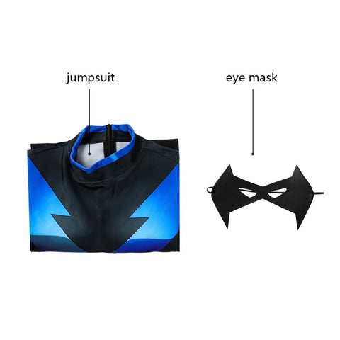 Authentic Nightwing Costume Inspired by Batman: Under the Red Hood