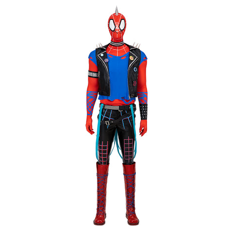 Spider-Punk Hobart Brown Costume Set | Spider-Man Across the Spider-Verse Cosplay