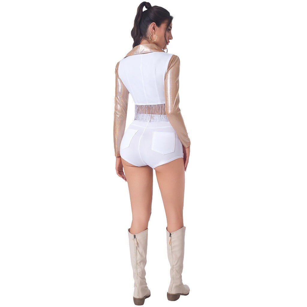 Dallas Cowboy Cheerleader Outfits for Women - Football Baby Dance Performance Costumes - Coscosmos