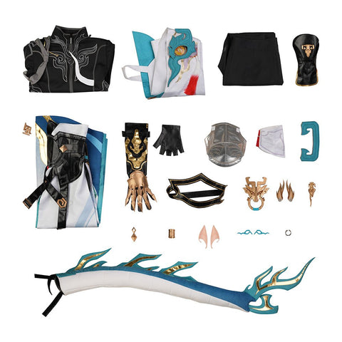 Dan Heng Imbibitor Lunae Azure Dragon Vidyadhara Form Statue - Coscosmos