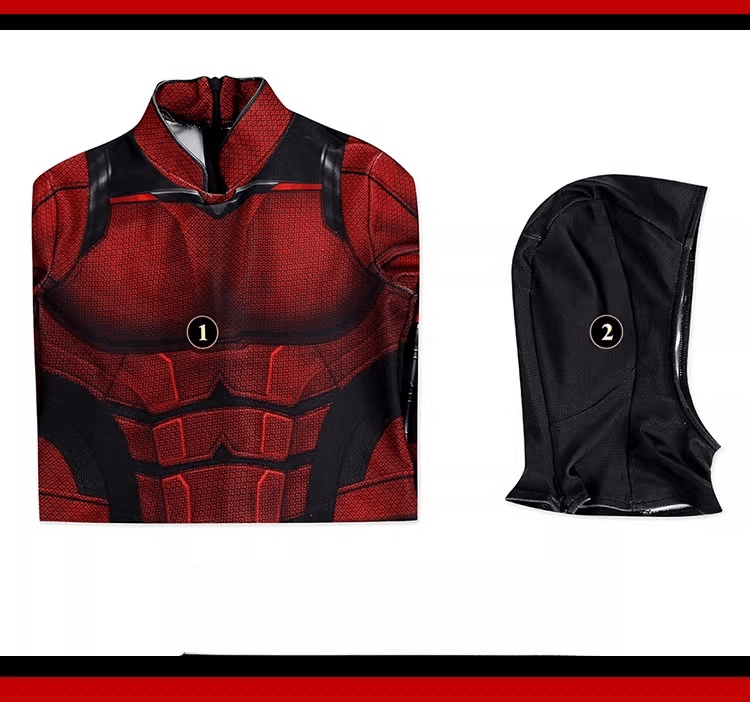 Daredevil: Born Again Season 1 Cosplay Costume for Kids – Zentai Suit, Bodysuit, Superhero Jumpsuit for Boys and Girls - Coscosmos