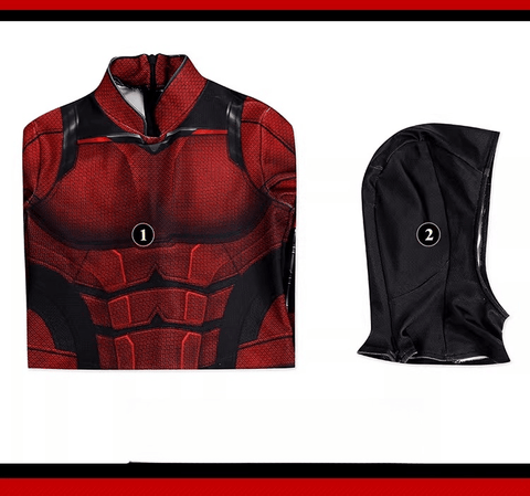 Daredevil: Born Again Season 1 Cosplay Costume for Kids – Zentai Suit, Bodysuit, Superhero Jumpsuit for Boys and Girls - Coscosmos